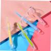 FRCOLOR 4pcs Silicone Toothbrush for Boy Girl Bristles Standing Suction Training Brush for Boy Girl Newborn view 4