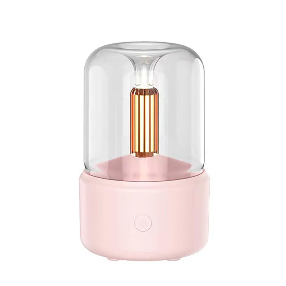120ml Essential Oil Diffuser Candlelight Lamp Aromatherapy Machine, Cool Mist Humidifier With Auto-Off Protection For Bedroom And Office
