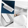 minkissy 2pcs Cleaning Brush Set Broom Dustpan Set for Bed Cleaning Tool Grey for Dust Removal and Desktop Brush Use view 2