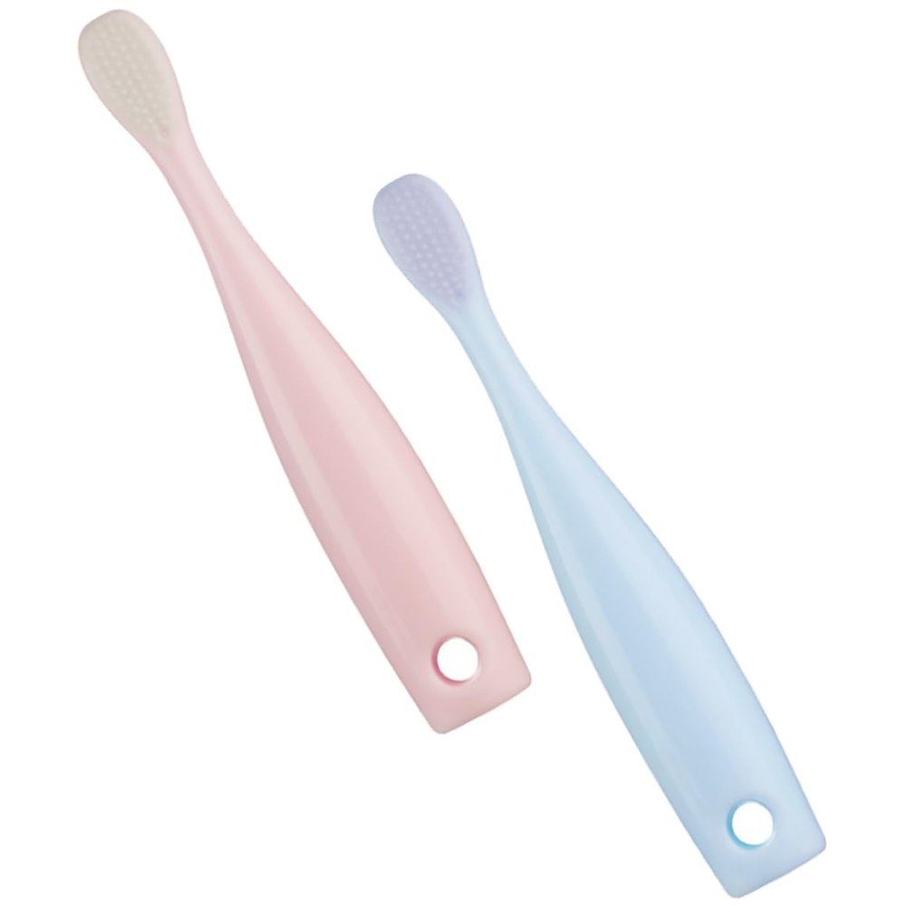 FRCOLOR Infant Toothbrush Set Soft Bristles Boys and Girls Toothbrush Brush Toothpaste
