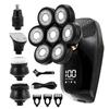 Electric Razor for Men, 5 in 1 Electric Shaver Razor for Men's Trimmer Wet and Bald Head Dry Razor 7D Head Waterproof LED Display Machine for Shaving view 1