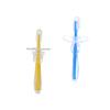 KOMBIUDA 2pcs Umbrella Toothbrush for Years Old Boys and Girls Toothbrush Bristle Silicone Brush view 1