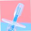 KOMBIUDA 2pcs Umbrella Toothbrush for Years Old Boys and Girls Toothbrush Bristle Silicone Brush view 2