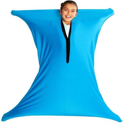 Sensory Sock Body Sock Premium Updated Version Suitable Age 3-18 Sensory Durable Seams Asd Child Stretchy For Children And Adults With Sensory Proceessing Disorders Or Autism ( Color : Blau a , Size :