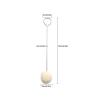 10pcs Wool Daubers Leather Ball Brush Leather Dye Applicator Metal Handle for Leather Dyes Crafts Projects Working Tool Leather Dye Tool view 3