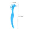FRCOLOR 3pcs Double-head Brush Set Anti-slip Handle for Effective Cleaning Suitable for Home Use and Travel False Care Tool view 3
