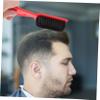VINTORKY Barber Hairdressing Brush and Beard Brush for Men Professional Salon Face Hair Vintage Electroplated Handle Hair Dust for Beard Shaping and Cleaning in Barbershop Use view 2