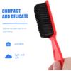 VINTORKY Barber Hairdressing Brush and Beard Brush for Men Professional Salon Face Hair Vintage Electroplated Handle Hair Dust for Beard Shaping and Cleaning in Barbershop Use view 3