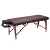 WQZStar Spa Tables Lightweight Portable Wood Massage Beauty Table Couch Portable Foldable Bed for Reiki Therapy Treatment Salon (Brown) (Brown) view 1
