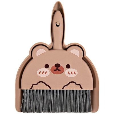 Abbdbd Mini Dustpan and Brush Set, Portable Table Brush Cleaning Set Table Crumb Sweeper Cleaning Tools for Home Office