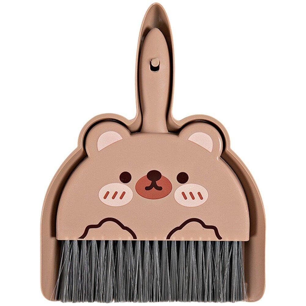 Abbdbd Mini Dustpan and Brush Set, Portable Table Brush Cleaning Set Table Crumb Sweeper Cleaning Tools for Home Office