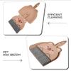 Abbdbd Mini Dustpan and Brush Set, Portable Table Brush Cleaning Set Table Crumb Sweeper Cleaning Tools for Home Office view 4