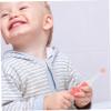 Beavorty Children's Toothbrush Soft Silicone Bristles 2Pcs Cute Bear Shape Gentle Care for Teeth and Gums Safe Design for Toddlers Ages 0-9 view 2