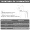 Blood Pressure Cuff,22-52cm Blood Pressure Monitors Extra Large Cuff Includes 4 Universal Interface,Adjustable Large Blood Pressure Cuff Compatible with Bp Monitors(Grey) view 3