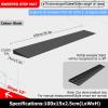 0.4" Rise Threshold Ramps for Doorways Non-Slip Indoor Handicap Ramp Wheelchair Ramp for Home Steps Heavy Duty Plastic Threshold Ramp Set for Wheelchair Stroller Cuttable & Adjustable Size (Size : A- view 4
