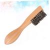 FOMIYES 3pcs Men Beard Shaving Brush Comb Beard Brush Styling Maker Wooden Hair for Men view 3