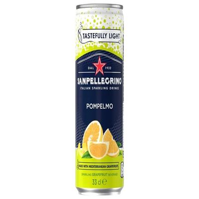 San Pellegrino Sparkling Drink Tastefully Light 12x330ml By Serendib (Grapefruit | Pompelmo)