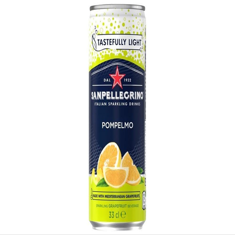 San Pellegrino Sparkling Drink Tastefully Light 12x330ml By Serendib (Grapefruit | Pompelmo)