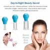 3 Size Facial Cupping Set for Face, Facial Cupping Therapy Set, Silicone Eye Face Vacuum Massage Cellulite Face Cups Facial Wrinkle Lifting Cup (Blue) view 3