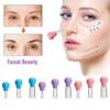 3 Size Facial Cupping Set for Face, Facial Cupping Therapy Set, Silicone Eye Face Vacuum Massage Cellulite Face Cups Facial Wrinkle Lifting Cup (Blue) view 4