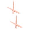 MAGICLULU 4pcs Eyebrow Tweezers for Women Precision Eyelash Tweezers Brow Shaping Tools Comb End for Eyebrow Plucking and Hair Removal view 1