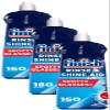 Finish, Dishwasher Rinse Aid, Fresh Rinse & Shine Cleaner, 2.4L (800ml x 3 pck), Ultimate Clean & Diamond Shine, Glass Protection, Spot Prevention, Better Drying vs Finish Detergent alone view 1