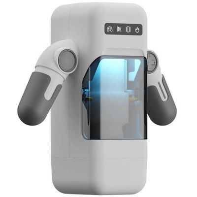 JITEM Robot-Shaped Men's Fitness Equipment with Stand, Multi-Frequency Telescopic Rotation, and Intelligent Heating(Color:B)