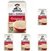 Quaker Oat So Simple Original Porridge, 10 x 27g (Pack of 5)