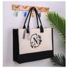 SUIOPPYUW Alphabet Beach Bag Preferred For Travel Enthusiasts Large Storage Space Canvas Letter Cotton Canvas Bag Handbag Canvas, Y flower view 2