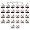 SUIOPPYUW Alphabet Beach Bag Preferred For Travel Enthusiasts Large Storage Space Canvas Letter Cotton Canvas Bag Handbag Canvas, F flower view 4
