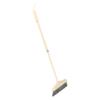 Ipetboom Soft Bristle Broom with Long Pine Handle for Floor Cleaning, Anti-static Indoor Sweeping Brush, Black Hair Suitable for Home, Kitchen, Living Room, and Carpet Dust Removal view 1