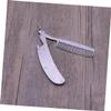 Ipetboom Stainless Steel Beard Comb Mustache Hair Comb Folding Design for Men Daily Use Travel Beard Grooming Tool view 2