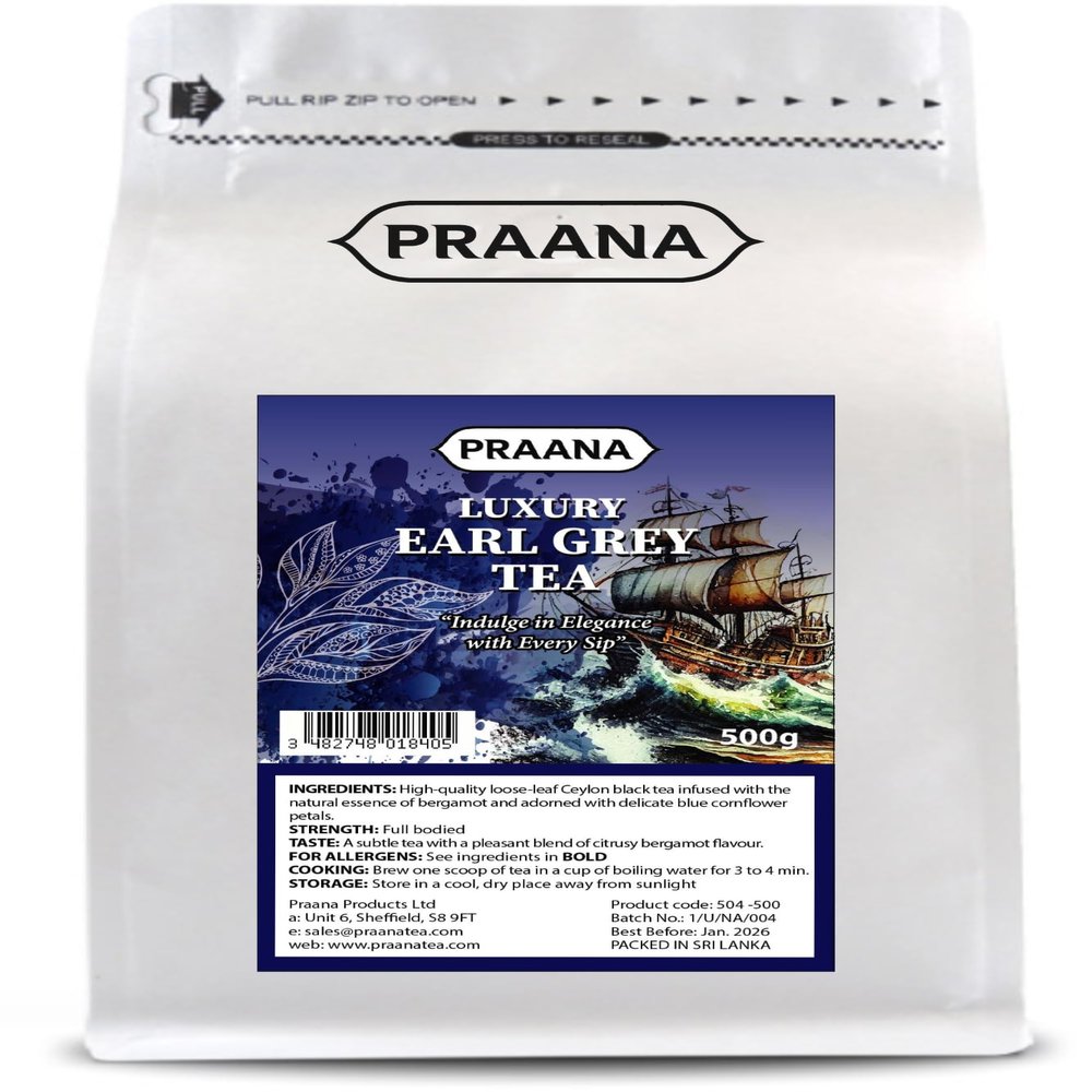Luxury Earl Grey Loose Leaf Black Tea - Catering Pack - 500g (3)