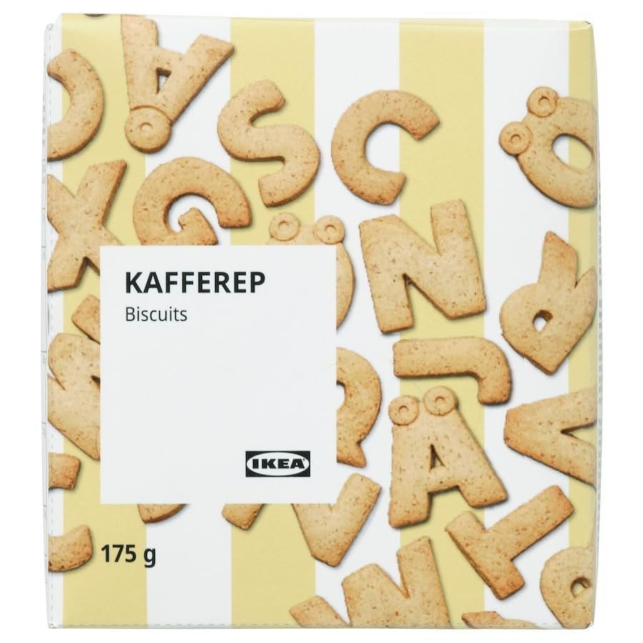 KAFFEREP Letter-Shaped Biscuits - Fun and Tasty Scandinavian Treat