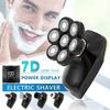 JQUAL Electric Razor for Men, 5 in 1 Bald Head Shaver Multifunctional Electric Razor Head Shaving for Bald Men LED Display Cleansing Brush Nose Hair Trimmer view 4