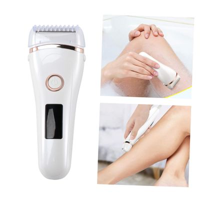 Beaupretty Electric Epilator for Women USB Charging Hair Removal LED Display Bikini Line Portable Rechargeable for Body