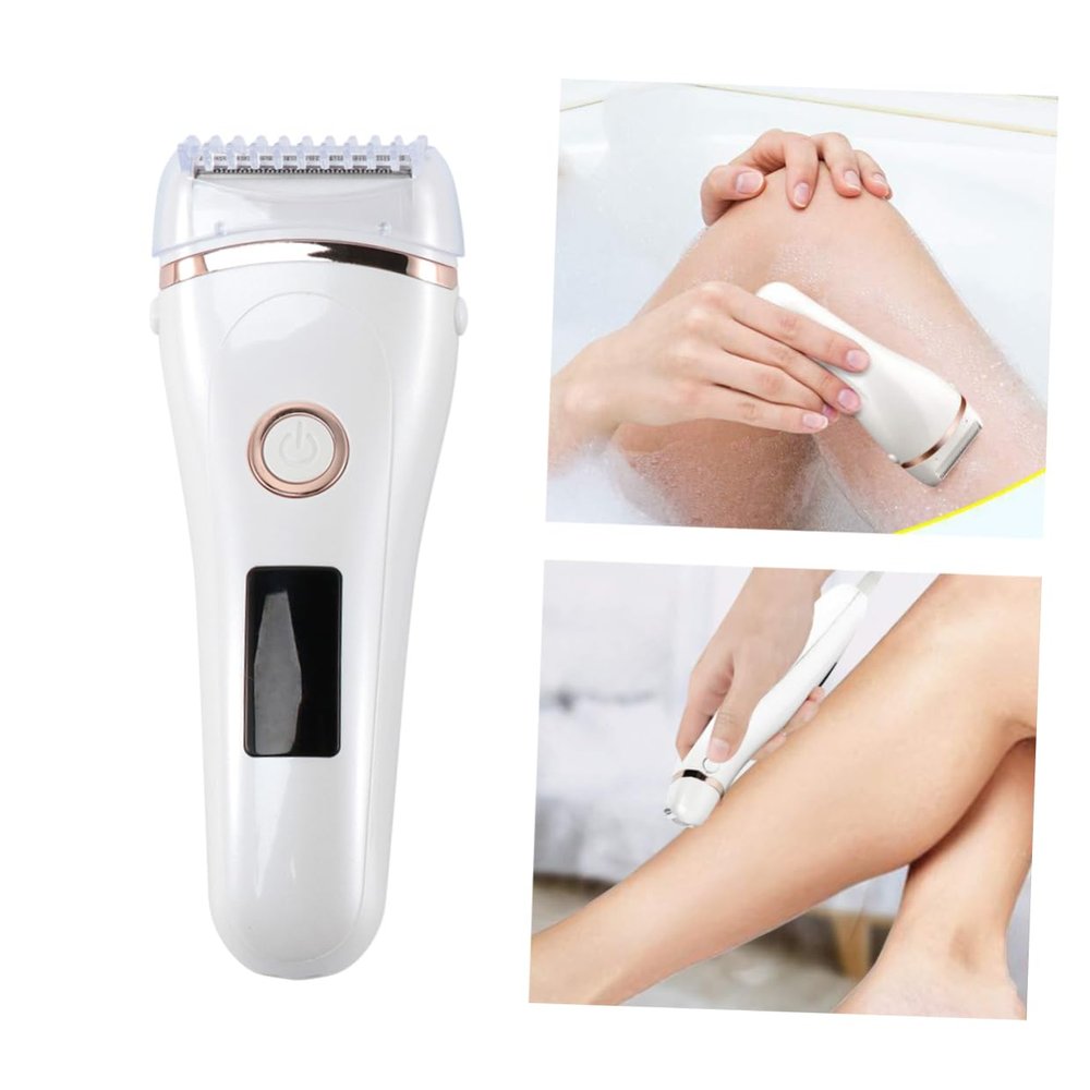 Beaupretty Electric Epilator for Women USB Charging Hair Removal LED Display Bikini Line Portable Rechargeable for Body