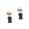 FOMIYES 2pcs Shaving Brush for Men Beard Mustache Cleansing Brush Handle for Daily Grooming Routine view 1