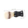 FOMIYES 2pcs Shaving Brush for Men Beard Mustache Cleansing Brush Handle for Daily Grooming Routine view 4