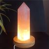 BIANMTSW Home Collections for 5.5ninch atural Quartz Crystal Obelisk Wicca Pure Handmade Rose Quartz lamp Home Decoration view 2