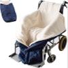 100% Waterproof Fleece-Lined Wheelchair Blanket - Universal Accessory for Adults, Lightweight & Cozy - Ideal for All Weather Conditions view 1