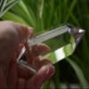 BIANMTSW Home Collections Rare Madagascar Blue Rutile Clear 3 Gate 24 Sided Crystal Point Quartz Vogel Flower of Dream Wand 4.05 Inch Spiritual view 4
