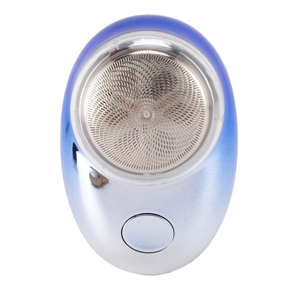 Electric Beard Trimmer, Smoothing Cut Portable Handheld Beard Trimmer Fine Trimming for Travel Use (Gradient Blue)