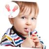 GOOHOCHY 2pcs Soft Bristle Kids Toothbrushes Cute Bear Design for Children Ages 0-9 Pink Ergonomic Manual Toothbrush for Toddlers Oral Care view 3
