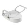 Raised Toilet Seat - Adjustable Grab Bar - Compact Support Frame with Handrail for Bathroom Toilet Seat - Easy Installation for Handicap Senior Bariatrics, Elderly Balance - Padded Hand Armrest view 1