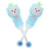 Anneome 2pcs Soft Bristle Children Toothbrushes for Kids Age 0-9, Manual Toddler Toothbrush with Rounded Heads, Cute Blue Bear Design, Suitable for Daily Kids Teeth Cleaning view 1