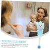 Anneome 2pcs Soft Bristle Children Toothbrushes for Kids Age 0-9, Manual Toddler Toothbrush with Rounded Heads, Cute Blue Bear Design, Suitable for Daily Kids Teeth Cleaning view 3
