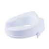 Raised Toilet Seat - Toilet Seat Riser with Safe Lock, Elderly And Handicap Toilet Seat Riser, Round Or Elongated Toilets,A 6CM view 1
