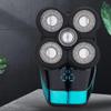 JQUAL Electric Razor for Men, Bald Head Clipper Rechargeable Face Beard Shaver 5 Floating Heads Electric Shaving Tool Multifunction Body Washable for Men view 2