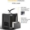 CYMYYDS Fully Automatic Tapioca Pearls Cooker, 1300W Commercial Milk Tea Pearl Maker, Popping Boba Machine, Intelligent Temperature Control, Tapioca Boba Pearl Pot for Milk Tea Shop view 3